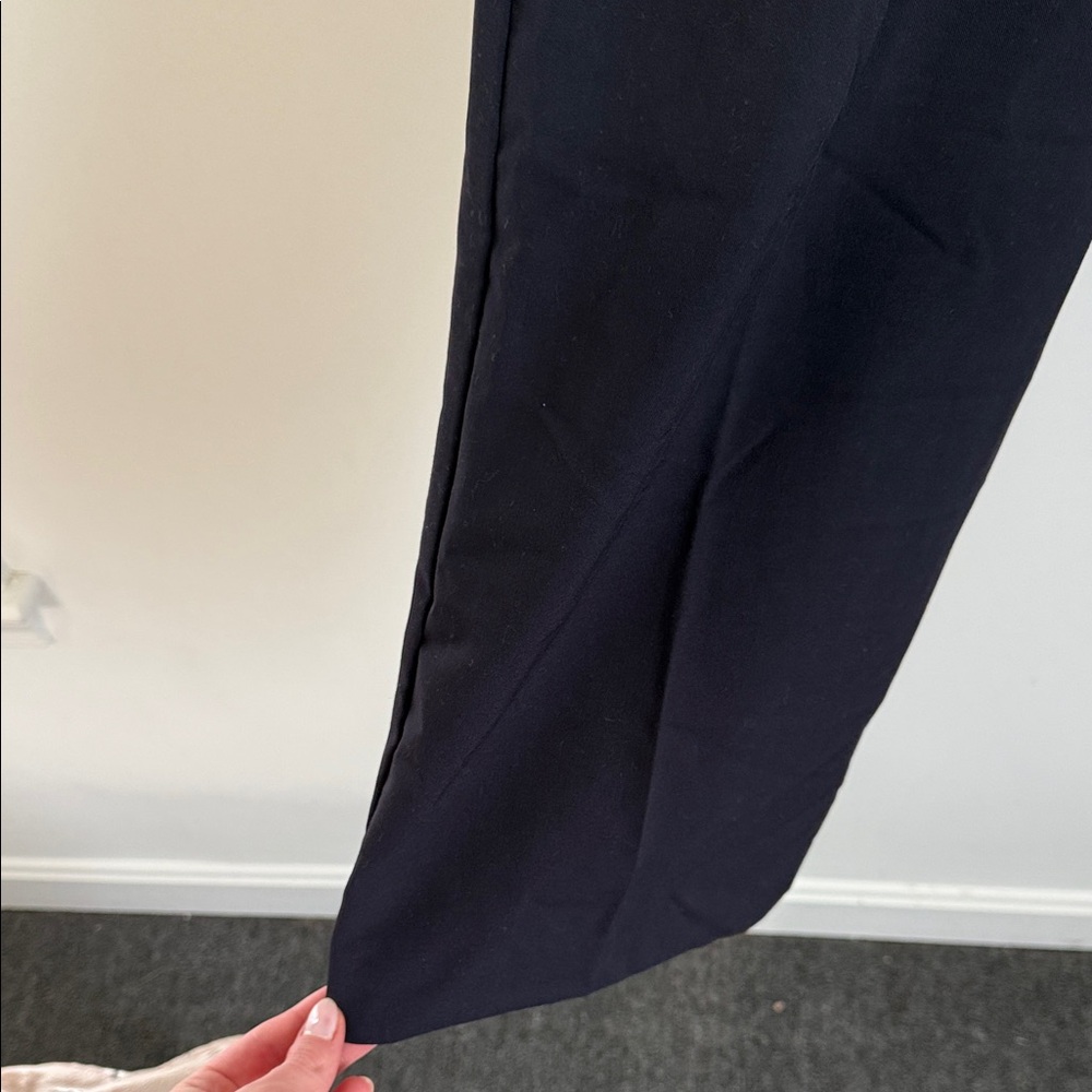 Liz Claiborne Navy Blue Audra Straight Leg Trousers - Picture 6 of 8